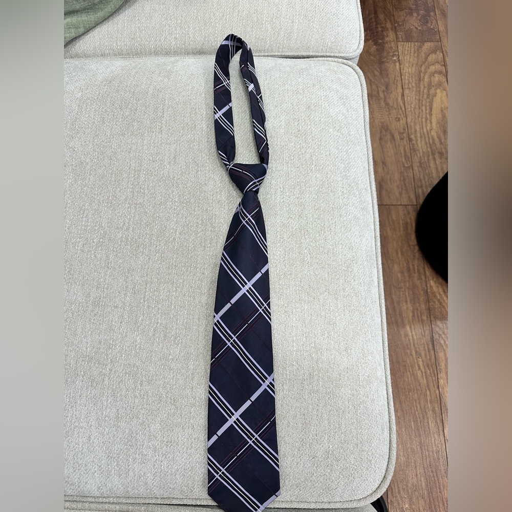 Express Men’s Purple Plaid Tie